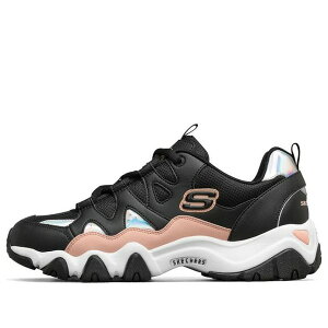 Skechers �X�P�b�`���[�Y ���f�B�[�X �X�j�[�J�[ �y(WMNS) Skechers D'lites 2.0 Low-top Running Shoes Black/White/Pink 66666312-BKPK�z �T�C�Y US_6(23.0cm)