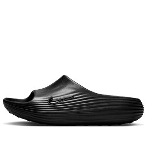 Nike �i�C�L ���f�B�[�X �X�j�[�J�[ �y(WMNS) Nike ReactX Rejuven8 Slides 'Triple Black' HV4484-001�z �T�C�Y US_W_10