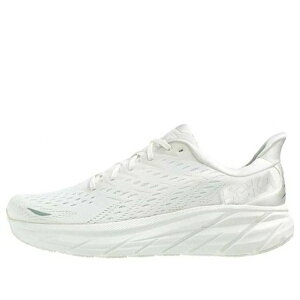 HOKA ONE ONE �z�J�I�l�I�l ���f�B�[�X �X�j�[�J�[ �y(WMNS) HOKA ONE ONE Clifton 8 Wide 'Triple White' 1121375-WWH�z �T�C�Y US_7.5(24.5cm)