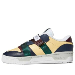 adidas �A�f�B�_�X ���f�B�[�X �X�j�[�J�[ �y(WMNS) adidas Rivalry Low W Strap 'Yellow Blue Green' FV4943�z �T�C�Y US_6(23.0cm)