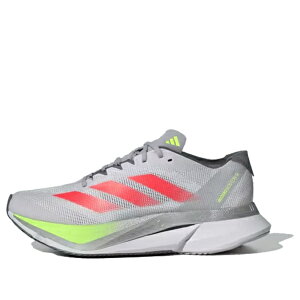 adidas �A�f�B�_�X ���f�B�[�X �X�j�[�J�[ �y(WMNS) adidas Adizero Boston 12 'Dash Grey Lucid Red Lucid Lemon' JI4473�z �T�C�Y US_5(22.0cm)