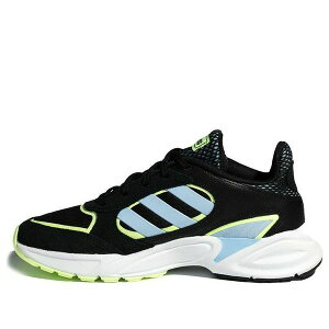 adidas �A�f�B�_�X ���f�B�[�X �X�j�[�J�[ �y(WMNS) adidas neo 90s Valasion Black/Blue/Green FU9403�z �T�C�Y US_5(22.0cm)
