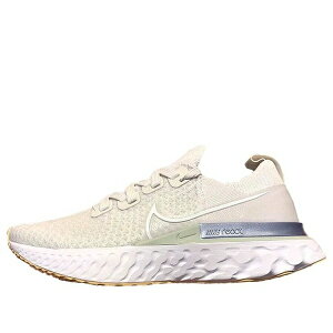 Nike �i�C�L ���f�B�[�X �X�j�[�J�[ �y(WMNS) Nike React Infinity Run Flyknit 'Creamwhite Silver' CD4372-007�z �T�C�Y US_5.5(22.5cm)