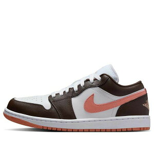 Jordan �W���[�_�� ���f�B�[�X �X�j�[�J�[ �y(WMNS) Air Jordan 1 Low 'Brown Pink' DC0774-182�z �T�C�Y US_5(22.0cm)