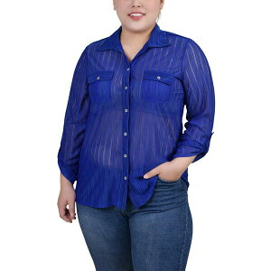 j[[NRNV fB[X Jbg\[ gbvX Plus Size Long Roll Tab Sleeve Burnout Knit Top Surf the Web