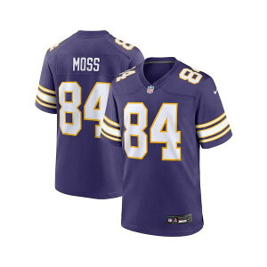 iCL Y Vc gbvX Men's Randy Moss Purple Minnesota Vikings Classic Retired Player Game Jersey Purple