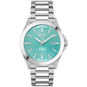 q[S{X Y rv ANZT[ Men's Strike Quartz Basic Calendar Stainless Steel Watch 41mm Silver-tone