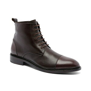A\j[ BA Y u[c V[Y Men's Monroe Lace-Up Goodyear Casual Leather Dress Boots Brown