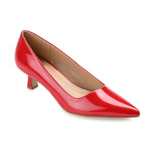 W[j[RNV fB[X pvX V[Y Women's Celica Kitten Heel Pumps Red Patent