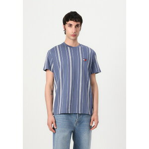 g~[qtBK[ Y T_ V[Y STRIPE TEE - Print T-shirt - blue moment