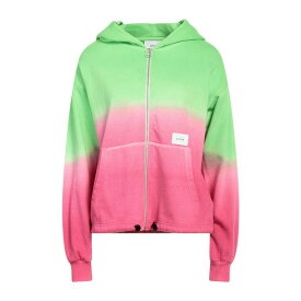 【送料無料】 シュー レディース パーカー・スウェットシャツ アウター Sweatshirts Acid green