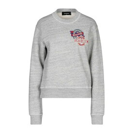 【送料無料】 ディースクエアード レディース パーカー・スウェットシャツ アウター Sweatshirts Grey