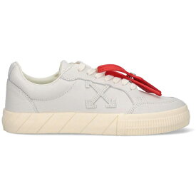 OFF-WHITE オフホワイト メンズ スニーカー 【OFF-WHITE Vulc Leather Sneaker】 サイズ EU_40(25.0cm) Grey White