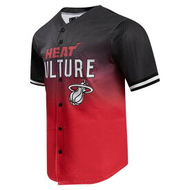 プロスタンダード メンズ Tシャツ トップス Miami Heat Pro Standard 2023/24 City Edition Mesh Baseball Jersey Black