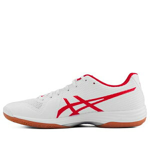 ASICS �A�V�b�N�X ���f�B�[�X �X�j�[�J�[ White/Red �y(WMNS) ASICS Gel-Tactic 2 'White Red' 1052A017-143�z �T�C�Y US_6(23.0cm)