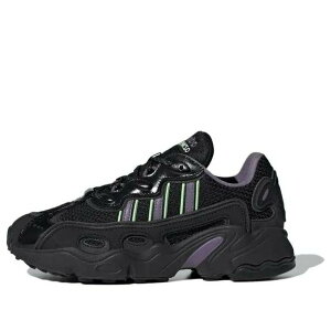 adidas �A�f�B�_�X ���f�B�[�X �X�j�[�J�[ Core Black/Shadow Violet/Green Spark �y(WMNS) adidas Ozweego OG 'Black Shadow Violet' IG6021�z �T�C�Y US_W_4.5