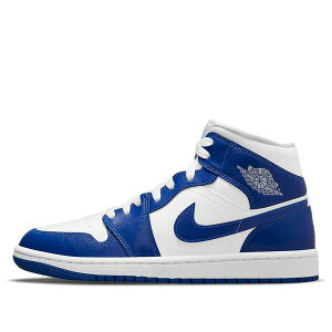 Air Jordan W[_ fB[X Xj[J[ White/Hyper Royal y(WMNS) Air Jordan 1 Mid 'Kentucky Blue' BQ6472-104z TCY US_6(23.0cm)
