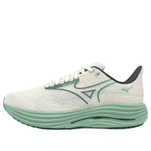 Mizuno �~�Y�m �����Y �X�j�[�J�[ �yMizuno Wave Rider 29 Wide 4E 'White Green' J1GC250409�z �T�C�Y US_8.5(26.5cm)