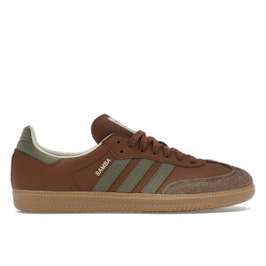 adidas �A�f�B�_�X �����Y �X�j�[�J�[ �yadidas Samba OG Preloved Brown Olive Strata�z �T�C�Y US_7(25.0cm) Preloved Brown/Olive Strata/Earth Strata