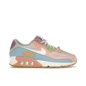 Nike �i�C�L ���f�B�[�X �X�j�[�J�[ �yNike Air Max 90 SE Sun Club Multi (Women's)�z �T�C�Y US_7.5(24.5cm) Light Ore Wood/Sail/Sail