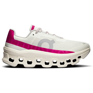 On �I�� ���f�B�[�X �X�j�[�J�[ �yOn Running Cloudmonster Ivory Grenadine (Women's)�z �T�C�Y US_7(24.0cm) Ivory/Grenadine