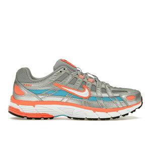 Nike �i�C�L ���f�B�[�X �X�j�[�J�[ �yNike P-6000 Metallic Silver Crimson Blue Fury (Women's)�z �T�C�Y US_8(25.0cm) Metallic Silver/Hyper Crimson/Blue Fury/White