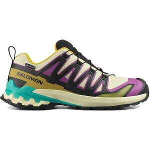 Salomon �T������ ���f�B�[�X �X�j�[�J�[ �ySalomon XA Pro 3D V9 Gore-Tex Transparent Yellow Waterfall (Women's)�z �T�C�Y US_6.5(23.5cm) Transparent Yellow/Black/Waterfall