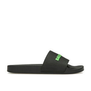 Balenciaga oVAK fB[X Xj[J[ yBalenciaga Pool Slide Black Fluo Green (Women's)z TCY US_6(23.0cm) Black/Green