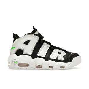 Nike iCL fB[X Xj[J[ yNike Air More Uptempo Black White Green (Women's)z TCY US_8(25.0cm) Black/Metallic Silver-Green Strike-Summit White