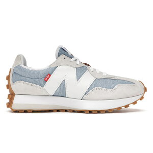 New Balance �j���[�o�����X ���f�B�[�X �X�j�[�J�[ �yNew Balance 327 Levi's Blue (Women's)�z �T�C�Y US_8(25.0cm) Blue/White