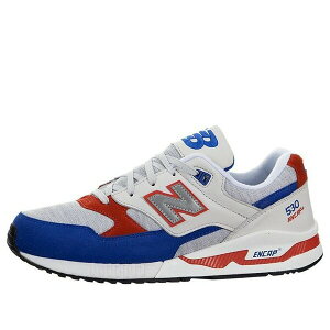 New Balance �j���[�o�����X �����Y �X�j�[�J�[ �yNew Balance 530 Series Wear-resistant Non-Slip Low Tops Casual White Blue M530CKA�z �T�C�Y US_10(28.0cm)