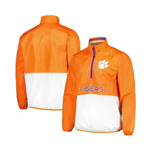 �J�[���o���N�X �����Y �p�[�J�[�E�X�E�F�b�g�V���c �A�E�^�[ Men's Orange Clemson Tigers CornermanHalf-Zip Top Orange