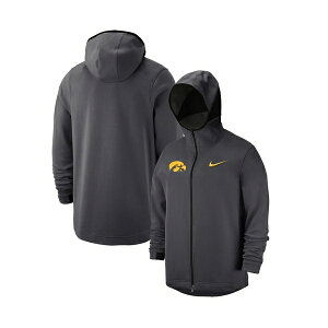 �i�C�L �����Y �p�[�J�[�E�X�E�F�b�g�V���c �A�E�^�[ Men's Anthracite Iowa Hawkeyes Tonal Showtime Full-Zip Hoodie Anthracite