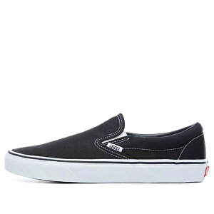 Vans �o���Y �����Y �X�j�[�J�[ �yVans Classic Slip-On 'Black White' VN000EYEBLK�z �T�C�Y US_M_3.5
