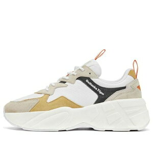 Onitsuka Tiger �I�j�c�J�^�C�K�[ �����Y �X�j�[�J�[ �yOnitsuka Tiger Pleaker Shoes 'White Beige Yellow' 1183C037-100�z �T�C�Y US_M_4
