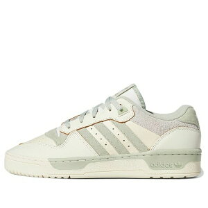 adidas �A�f�B�_�X �����Y �X�j�[�J�[ �yadidas Rivalry Low Premium 'White Light Green' FX9448�z �T�C�Y US_M_4