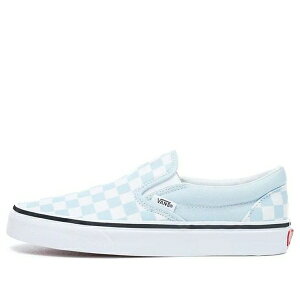 Vans �o���Y �����Y �X�j�[�J�[ �yVans Classic Slip-On 'Baby Blue Checkerboard' VN0A38F7QCK�z �T�C�Y US_6(24.0cm)