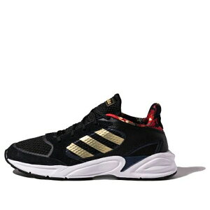 adidas �A�f�B�_�X �����Y �X�j�[�J�[ �yadidas neo 90s Valasion CNY 'Black Gold' FW4644�z �T�C�Y US_6(24.0cm)