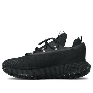 Under Armour �A���_�[�A�[�}�[ �����Y �X�j�[�J�[ �yUnder Armour HOVR Summit Fat Tire Delta 'Triple Black' 3024921-001�z �T�C�Y US_8.5(26.5cm)