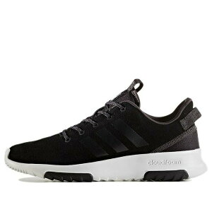 adidas �A�f�B�_�X ���f�B�[�X �X�j�[�J�[ �y(WMNS) adidas neo Cloudfoam Racer TR 'Black White' BC0051�z �T�C�Y US_5.5(22.5cm)