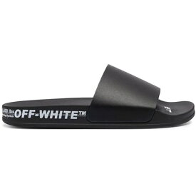 OFF-WHITE オフホワイト メンズ スニーカー 【OFF-WHITE Industrial Belt Slides】 サイズ EU_40(25.0cm) Black White