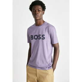 ボス メンズ Tシャツ トップス THINKING - Print T-shirt - medium purple