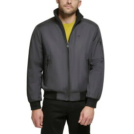 カルバンクライン メンズ ジャケット＆ブルゾン アウター Men's Classic Zip-Front Ripstop Bomber Jacket Iron