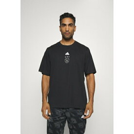 アディダス メンズ Tシャツ トップス AJAX AMSTERDAM LFSTLR OVERSIZED - Print T-shirt - black