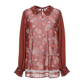 【送料無料】 ブルーガール レディース カットソー トップス Tops Brick red