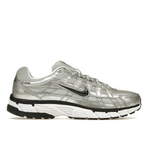 Nike iCL fB[X Xj[J[ yNike P-6000 Metallic Silver Pure Platinum (Women's)z TCY US_7.5(24.5cm) White/Metallic Silver/Pure Platinum/Black