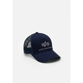 アルファインダストリーズ メンズ 帽子 アクセサリー BASIC TRUCKER UNISEX - Cap - blue