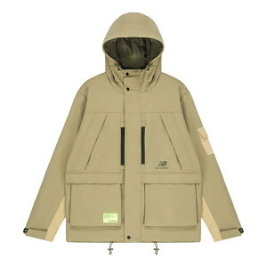 New Balance j[oX Y Xj[J[ yNew Balance Men's New Balance Multiple Pockets Woven Hooded Jacket Khaki AMJ21356-TCOz TCY US_M_L