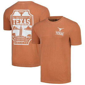 イメージワン メンズ Tシャツ トップス Texas Longhorns Campus Badge Comfort Colors TShirt Texas Orange