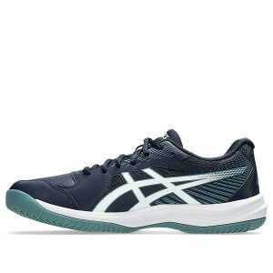 ASICS �A�V�b�N�X �����Y �X�j�[�J�[ �yASICS Court Slide 4 All Court 'Midnight White' 1041A483-401�z �T�C�Y US_11.5(29.5cm)